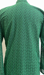 Load image into Gallery viewer, Men's Faux-Georgette Hakoba Kurta - HONC0186487