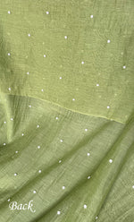 将图像加载到图库查看器中, Chidiya Women's Lakhnavi Handcrafted Mul Chanderi Unstitched Kurta And Dupatta Set- HONC0330295