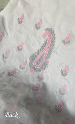 Load image into Gallery viewer, Women's Lakhnavi Handcrafted Unstitched Cotton Chikankari Suit Material - HONC0317348