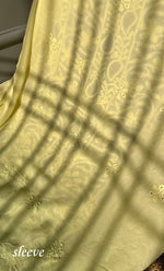 将图像加载到图库查看器中, Women's Lakhnavi Handcrafted Viscose Georgette Chikankari Full Suit Material - HONC0271114