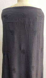 Load image into Gallery viewer, Women's Lucknowi Handcrafted Muslin Chikankari Suit Material - HONC0146098