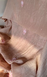 Load image into Gallery viewer, Women's Lakhnavi Handcrafted Mul Chanderi UnStitched Kurta And Dupatta Set - HONC0302252