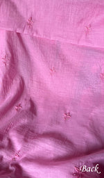 Load image into Gallery viewer, Women's Lucknowi Handcrafted Chanderi Silk Chikankari Full Suit Material - HONC0260947