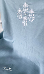 Load image into Gallery viewer, Women's Lakhnavi Handcrafted Unstitched Cotton Chikankari Suit Material - HONC03170170