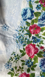 将图像加载到图库查看器中, Women's Lakhnavi Handcrafted Cotton Chikankari Unstitched Kurti Fabric - HONC0284319