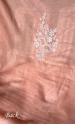 Load image into Gallery viewer, Alishba Women's Lucknowi Handcrafted Kota Cotton Chikankari Unstitched Kurta And Dupatta Set - HONC0312647