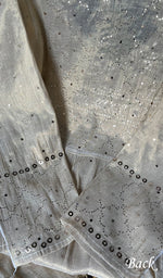 将图像加载到图库查看器中, Women's Lucknowi Handcrafted Tissue Chanderi Chikankari Semi - Stitched Kurta Dupatta Set- HONC0241692
