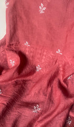 Load image into Gallery viewer, Women's Lakhnavi Handcrafted Mul Chanderi Unstitched Kurta And Dupatta Set - HONC0269579