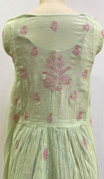 Load image into Gallery viewer, Women's Lakhnavi Handcrafted Mul Chanderi Kurta And Dupatta Set - HONC0174319