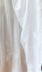 Load image into Gallery viewer, Women's Lucknowi Handcrafted Cotton Chikankari Dupatta - HONC0160497