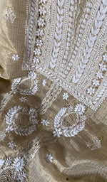 Load image into Gallery viewer, Naaz Women's Lucknowi Handcrafted Kota Chanderi Chikankari Kurta And Dupatta Set - HONC0245245