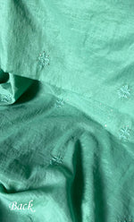 Load image into Gallery viewer, Women's Lakhnavi Handcrafted Mul Chanderi Unstitched Kurta And Dupatta Set- HONC0307448