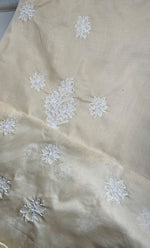 将图像加载到图库查看器中, Women's Lakhnavi Handcrafted Unstitched Cotton Chikankari Suit Material - HONC0333968
