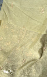 Load image into Gallery viewer, Women's Lakhnavi Handcrafted Mul Chanderi UnStitched Kurta And Dupatta Set - HONC0280888