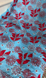 Load image into Gallery viewer, Misba Women's Lakhnavi Handcrafted Unstitched Cotton Chikankari Suit Material - HONC073824