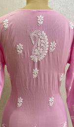 Load image into Gallery viewer, Zhavia Women's Lakhnavi Handcrafted Modal Cotton Chikankari Kurta And Gharara Set - HONC0130449