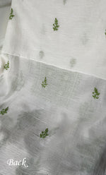 Load image into Gallery viewer, Women's Lakhnavi Handcrafted Unstitched Mul Chanderi Kurta And Dupatta Set - HONC0278135