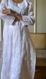Load image into Gallery viewer, Soniya Women's Lucknowi Handcrafted Cotton Chikankari Kurti - HONC0273987
