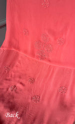 Load image into Gallery viewer, Women's Lakhnavi Handcrafted Viscose Georgette Chikankari Full Suit Material - HONC0271103