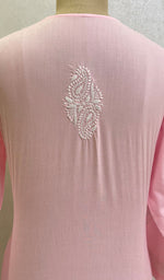 Load image into Gallery viewer, Zoha Women's Lucknowi Handcrafted Cotton Chikankari Kurti-HONC0141385