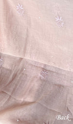 将图像加载到图库查看器中, Women's Lakhnavi Handcrafted Mul Chanderi Chikankari Full Suit Material - HONC0279291