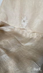 将图像加载到图库查看器中, Women's Lakhnavi Handcrafted Pure Organza Chikankari Unstitched Kurta And Dupatta Set- HONC0341960