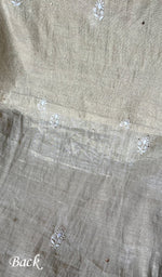 将图像加载到图库查看器中, Women's Lakhnavi Handcrafted Tissue Chanderi Unstitched Kurta And Dupatta Set - HONC0282347