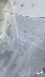 Load image into Gallery viewer, Women's Lakhnavi Handcrafted Mul Chanderi Unstitched Kurta And Dupatta Set - HONC0267142