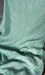 Load image into Gallery viewer, Women's Lakhnavi Handcrafted Maheshwari Mul Chanderi Kurta And Dupatta Set- HONC0266164