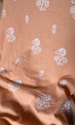 Load image into Gallery viewer, Women's Lucknowi Handcrafted Kota Cotton Chikankari Unstitched Kurta And Dupatta Set - HONC0325515