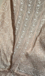 将图像加载到图库查看器中, Laiba Women's Lakhnavi Handcrafted Mul Chanderi Semi - Stitched Anarkali And Dupatta Set - HONC0288588