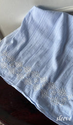 将图像加载到图库查看器中, Aarya Lucknowi Handcrafted Cotton Unstitched Chikankari Unstitched Unisex Kurta Fabric - HONC0786054
