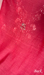Load image into Gallery viewer, Women's Lakhnavi Handcrafted Mul Chanderi Unstitched Kurta And Dupatta Set - HONC0264078