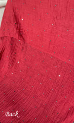 Load image into Gallery viewer, Women's Lakhnavi Handcrafted Unstitched Mul Chanderi Kurta And Dupatta Set - HONC0324074