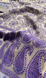 Load image into Gallery viewer, Women's Lakhnavi Handcrafted Kota Chanderi Chikankari Kurti - HONC0126826