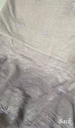 Load image into Gallery viewer, Women's Lakhnavi Handcrafted Mul Chanderi Unstitched Chikankari Full Suit Material - HONC0328104