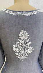 Load image into Gallery viewer, Laveeza Women's Lucknowi Handcrafted Cotton Chikankari Kurti - HONC0160199