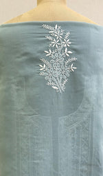 Load image into Gallery viewer, Chavi Women's Lakhnavi Handcrafted Cotton Chikankari Kurta And Dupatta Set- HONC0212209