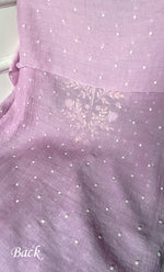 Load image into Gallery viewer, Women's Lakhnavi Handcrafted Mul Chanderi Unstitched Chikankari Full Suit Material - HONC0311945