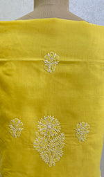 将图像加载到图库查看器中, Women's Lakhnavi Handcrafted Cotton Chikankari Suit Materia- HONC0157389