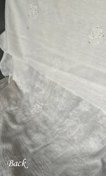 Load image into Gallery viewer, Women's Lakhnavi Handcrafted Maheshwari Mul Chanderi Unstitched Kurta And Dupatta Set- HONC0261184
