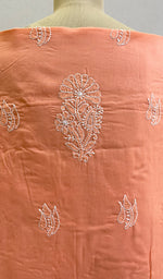 将图像加载到图库查看器中, Women's Lakhnavi Handcrafted Cotton Chikankari Suit Material- HONC0152423