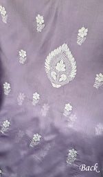 Load image into Gallery viewer, Women's Lakhnavi Handcrafted Cotton Chikankari Suit Material - HONC0274445