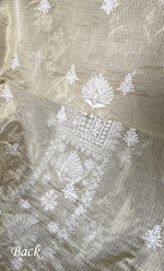 Load image into Gallery viewer, Naaz Women's Lucknowi Handcrafted Kota Chanderi Chikankari Kurta And Dupatta Set - HONC0314046