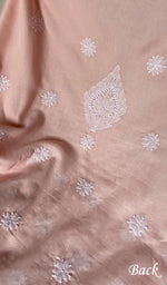 Load image into Gallery viewer, Adrita Women's Lakhnavi Handcrafted  Unstitched Cotton Chikankari Suit Material - HONC0289739