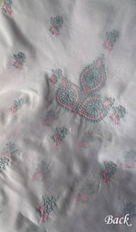 Load image into Gallery viewer, Nida Women's Lakhnavi Handcrafted Cotton Chikankari Suit Material - HONC0291816