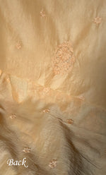 将图像加载到图库查看器中, Women's Lucknowi Handcrafted Chanderi Silk Chikankari Full Suit Material - HONC0322710