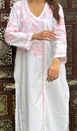 将图像加载到图库查看器中, Women's Lucknowi Handcrafted Cotton Chikankari Kurti - HONC0274388