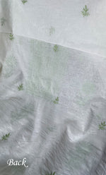 将图像加载到图库查看器中, Women's Lakhnavi Handcrafted Mul Chanderi Unstitched Kurta And Dupatta Set - HONC0311228