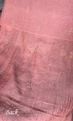 Load image into Gallery viewer, Women's Lakhnavi Handcrafted Mul Chanderi Unstitched Kurta And Dupatta Set- HONC0280876